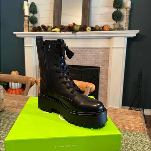 Sam Edelman Genuine Leather Moto Booties - Picture 2 of 6